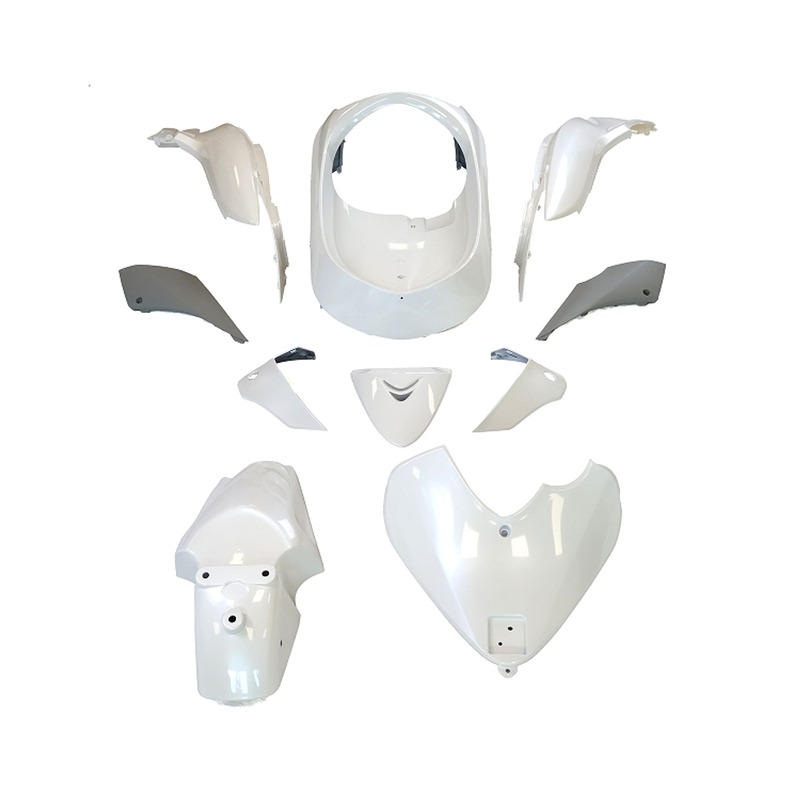 Kit carÃÂ©nage 10 piÃÂ¨ces blanc TNT Original Honda SH 125 de 2009-12