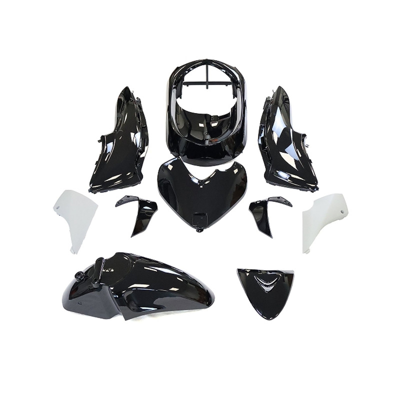 Kit carÃÂ©nage 10 piÃÂ¨ces noir TNT Original Honda SH 125 de 2009-12
