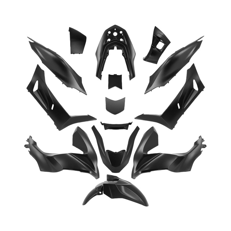 Kit carénage 14 pièces noir mat Honda 125 PCX 2021-