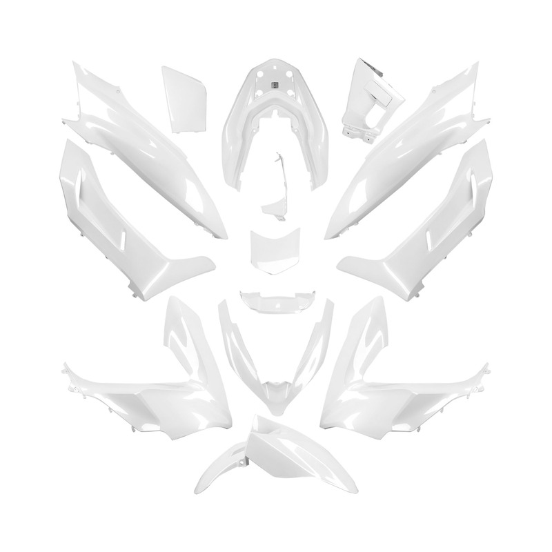 Kit carénage 15 pièces blanc perle Honda 125 PCX 2018-20