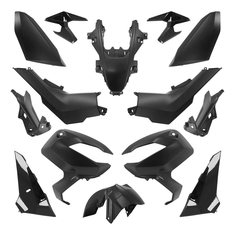 Kit carénage 15 pièces noir mat Honda 350 ADV 2022-24