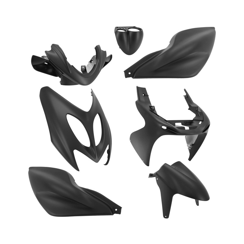Kit carénage 7 pièces noir mat Nitro Aerox 1997-12