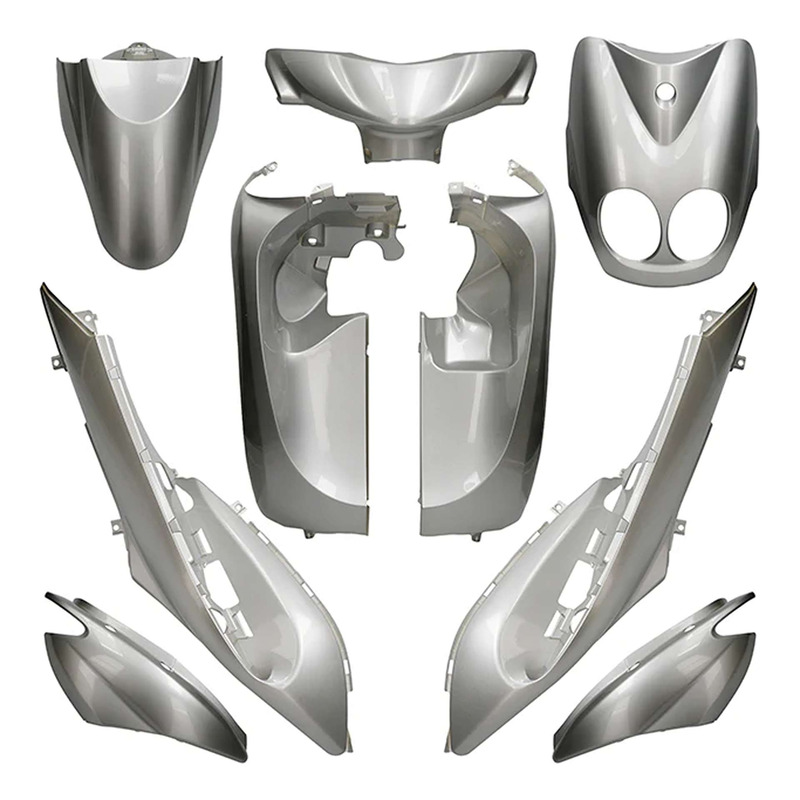 Kit carénage All Pro argent métallisé 9 pièces Neo's/Ovetto 2008-