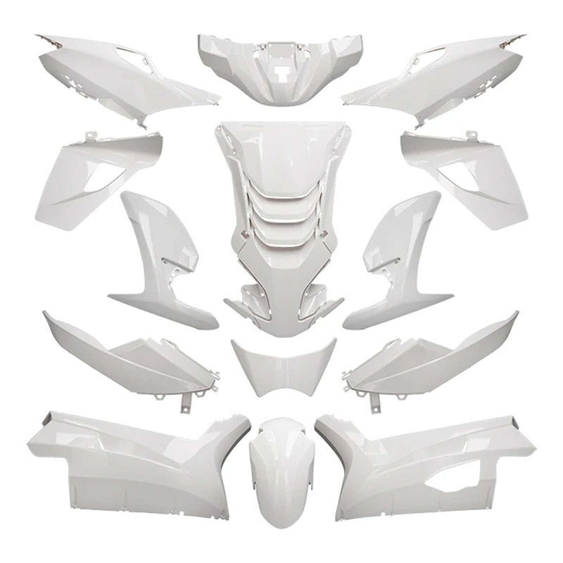 Kit carénage All Pro blanc métallisé 14 pièces Speedfight 4