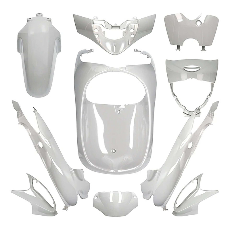 Kit carénage All Pro blanc nacré 10 pièces SH 125 2004-08