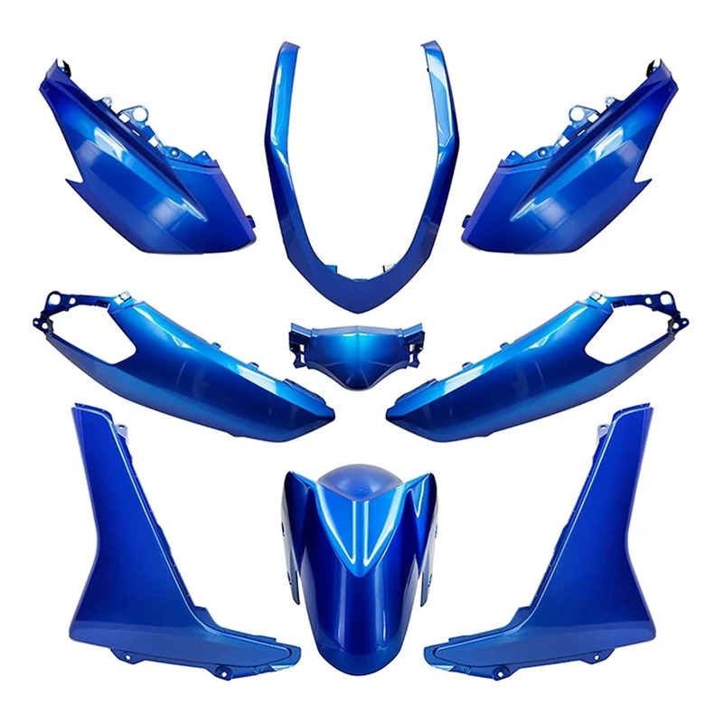 Kit carénage All Pro bleu metal 9 pièces N-Max
