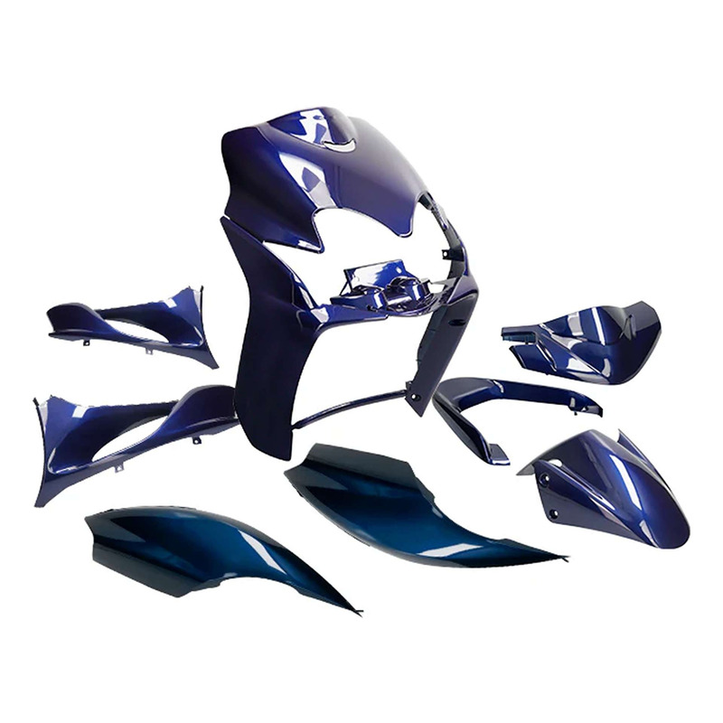 Kit carénage All Pro bleu métalisé 9 pièces Jog R/Mach G