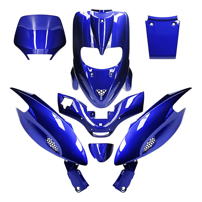 Kit carénage All Pro bleu métallisé 7 pièces Gilera Stalker 50