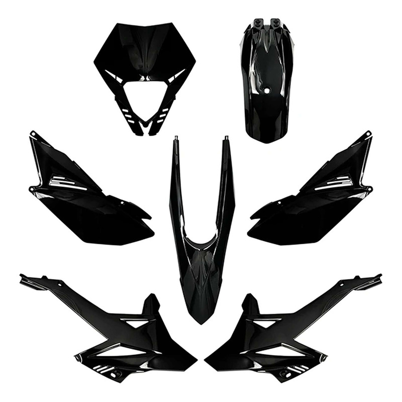 Kit carénage All Pro noir 8 pièces Beta RR 2012-