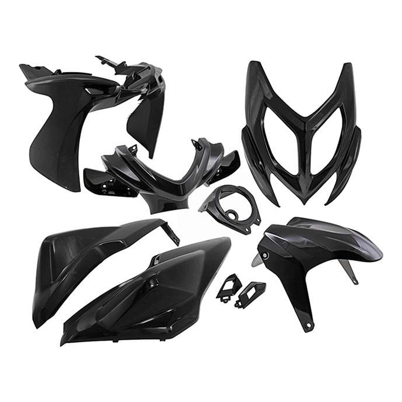 Kit carénage All Pro noir 9 pièces Aerox/Nitro 13-