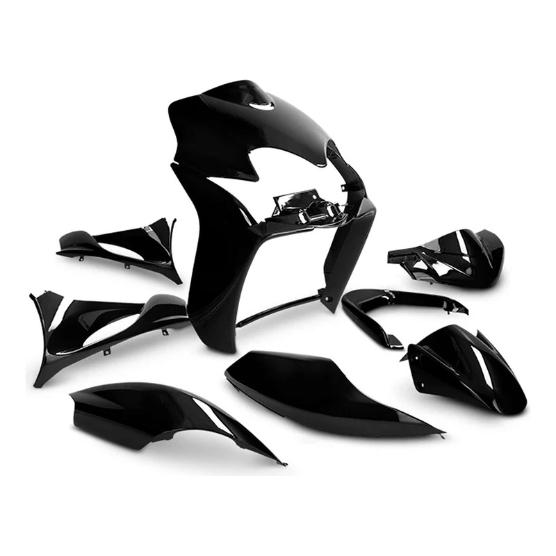Kit carénage All Pro noir 9 pièces Jog R/Mach G