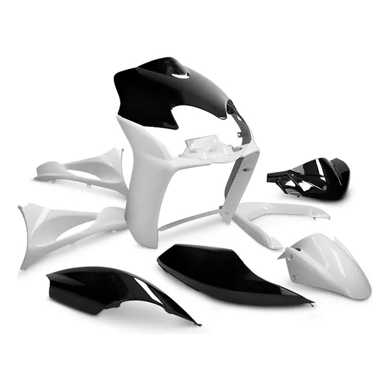 Kit carénage All Pro noir/blanc 9 pièces Jog R/Mach G