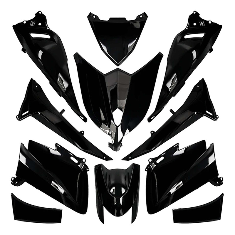 Kit carénage All Pro noir brillant 11 pièces T-Max
