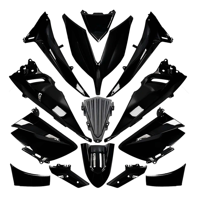 Kit carénage All Pro noir brillant 14 pièces T-Max