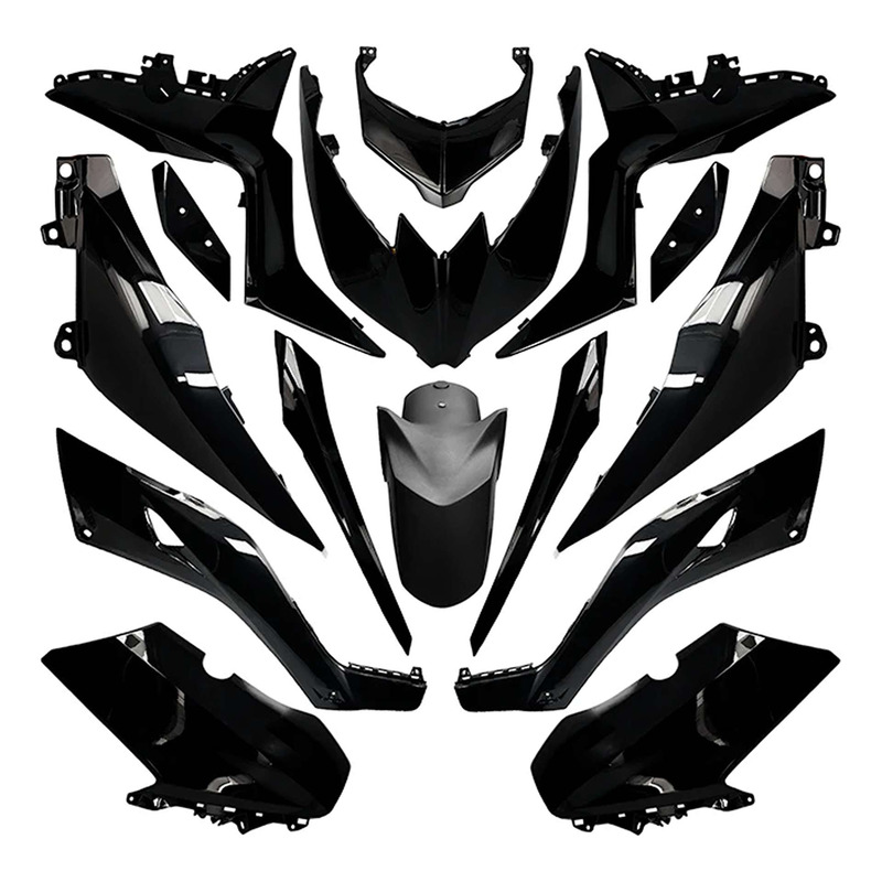 Kit carénage All Pro noir brillant 15 pièces X-Max