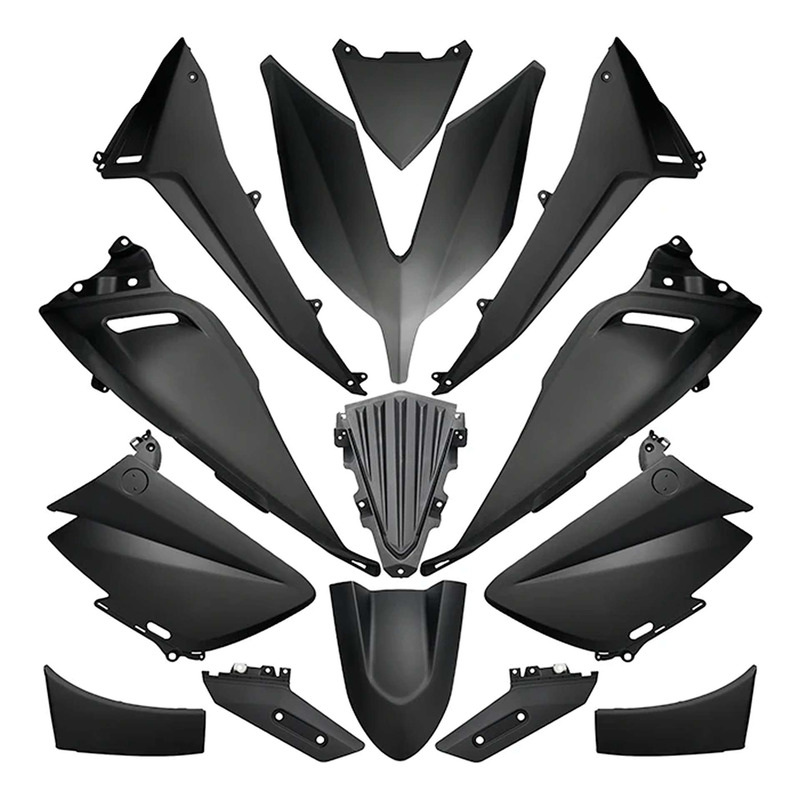 Kit carénage All Pro noir mat 14 pièces T-Max