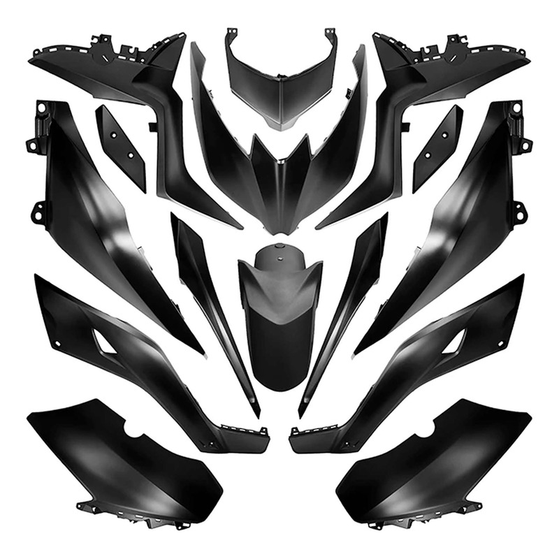 Kit carénage All Pro noir mat 15 pièces X-Max