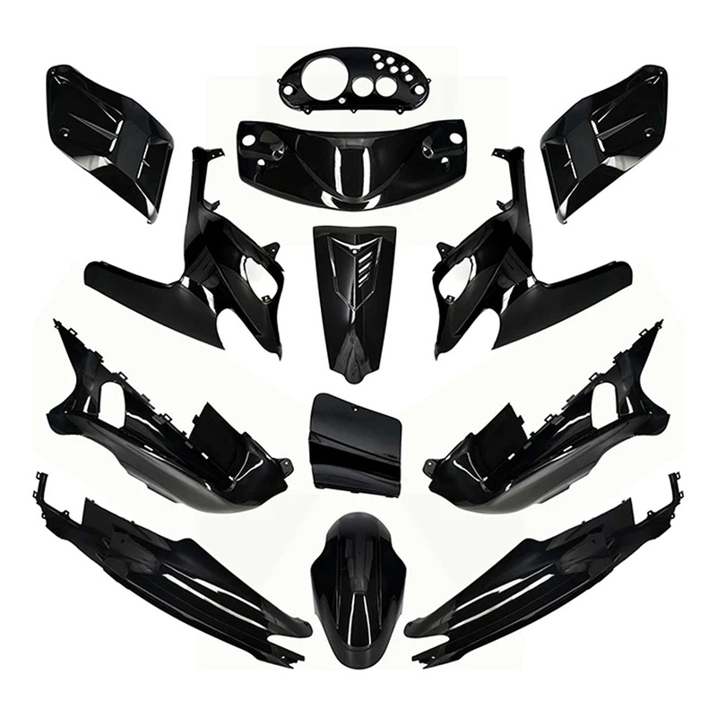 Kit carénage All Pro noir métallisé 13 pièces Gilera Runner 97-04