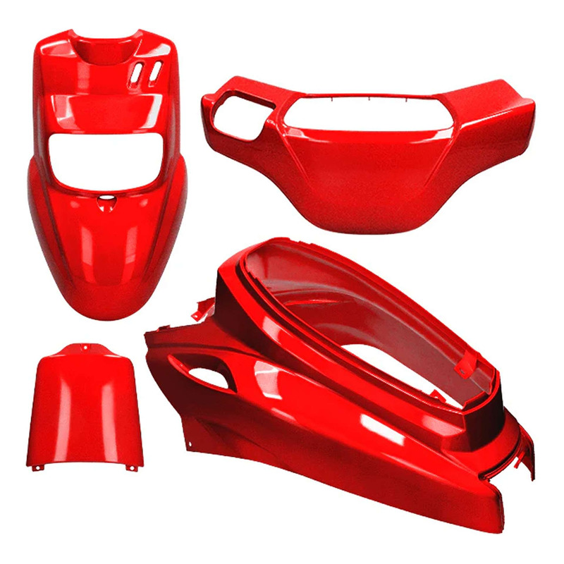 Kit carénage All Pro rouge métalisé 4 pièces Booster/BWs 12p 2004