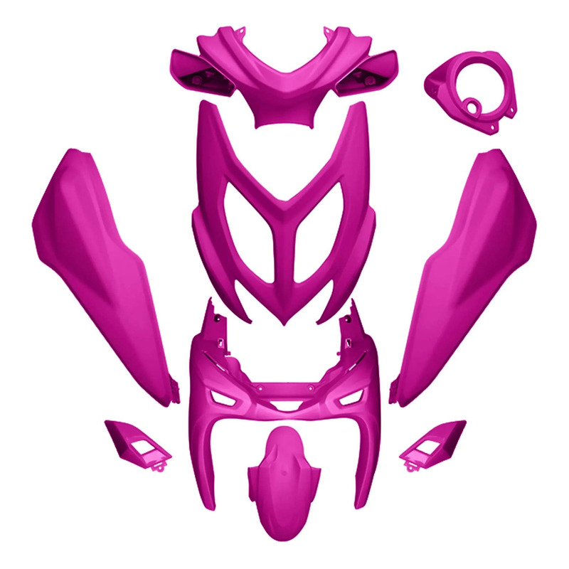 Kit carénage All Pro violet métalisé 9 pièces Aerox/Nitro 13-