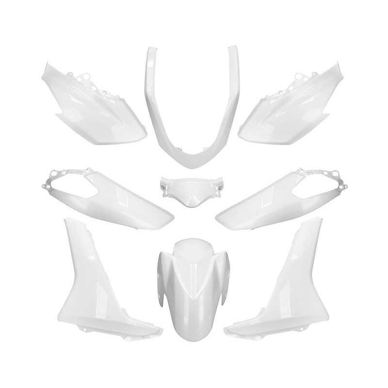 Kit carénage Allpro 9 pièces blanc métal N-Max 2015-20