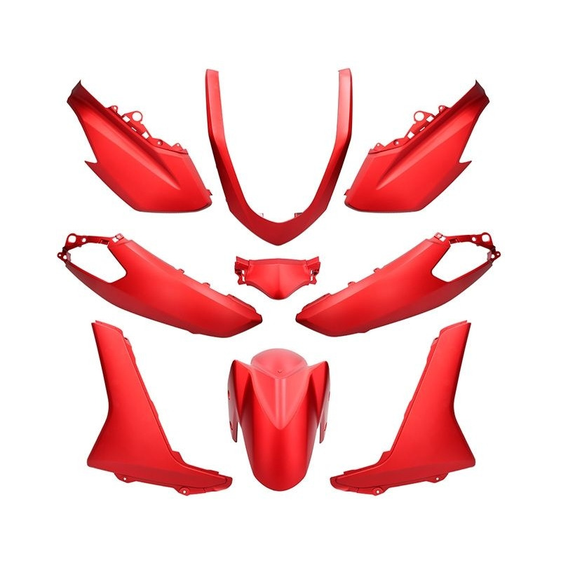 Kit carénage Allpro 9 pièces rouge métal N-Max 2015-20