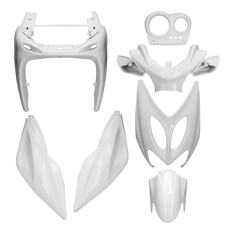 Kit carénage AllPro blanc 7 pièces Nitro/Aerox -13