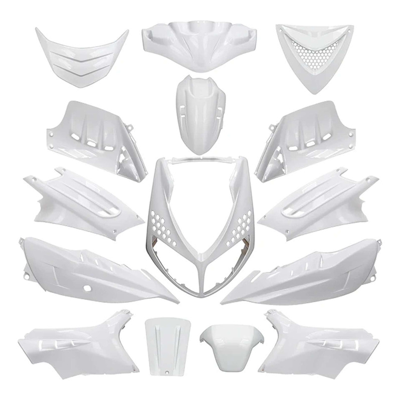 Kit carénage AllPro blanc métallisé 15 pièces Speedfight 2