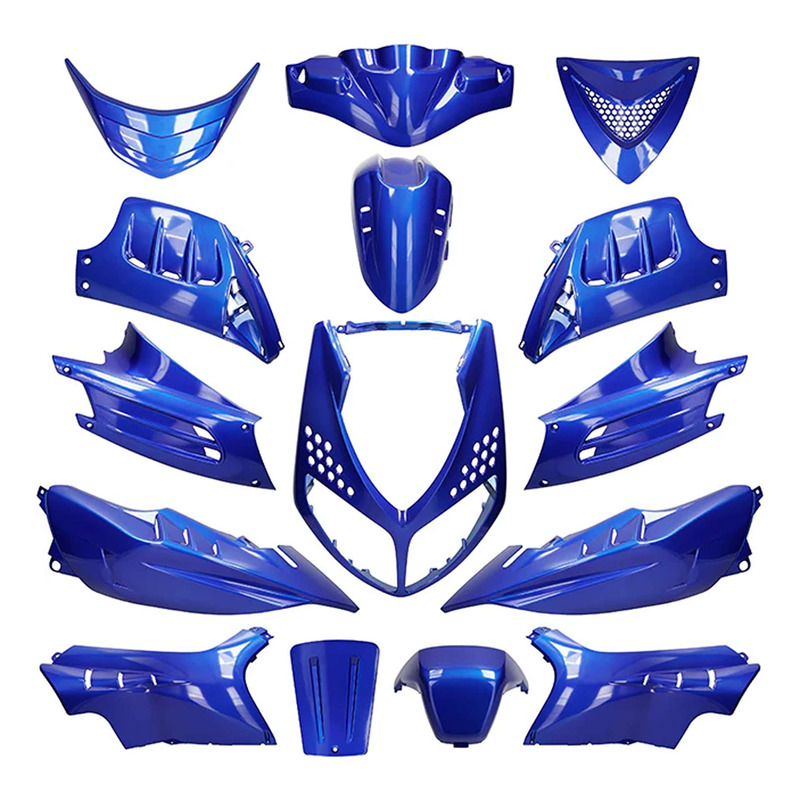 Kit carénage AllPro bleu métallisé 15 pièces Speedfight 2