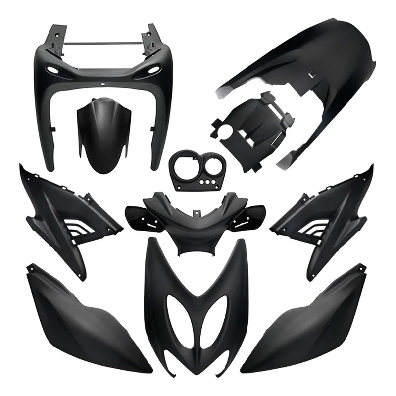 Kit carénage AllPro noir mat 11 pièces Nitro/Aerox -13