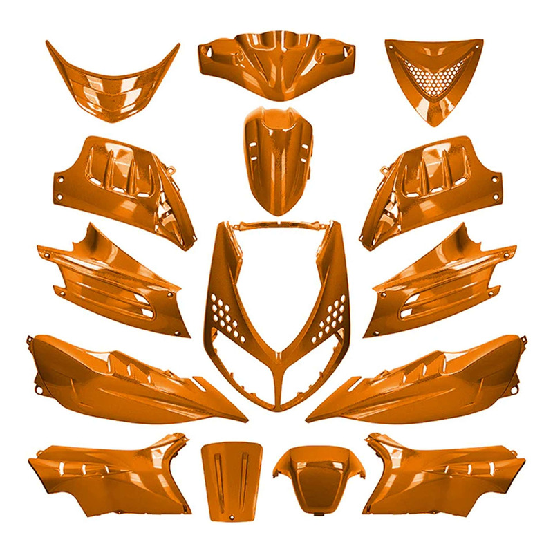 Kit carénage AllPro orange métallisé 15 pièces Speedfight 2