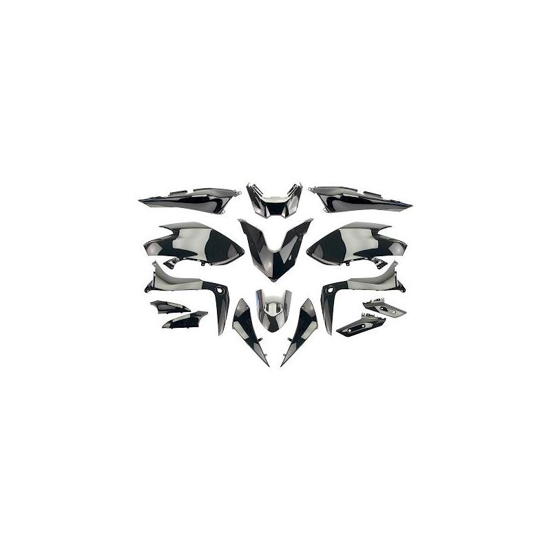 Kit carénage noir brillant 15 pièces T-Max 530 2017-
