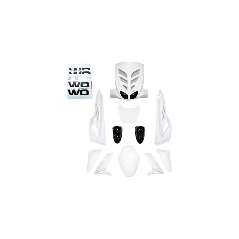 Kit carénages blanc BCD White Out non homologué Stunt/Slider