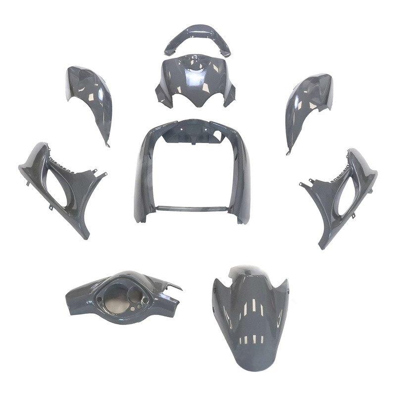 Kit carrosserie gris nardo Mbk Mach G 50 cc
