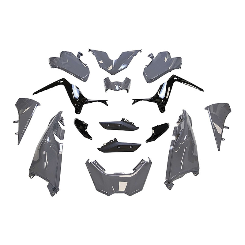 Kit carrosserie gris nardo Yamaha T-MAX 530 de 2017 Ã  2019