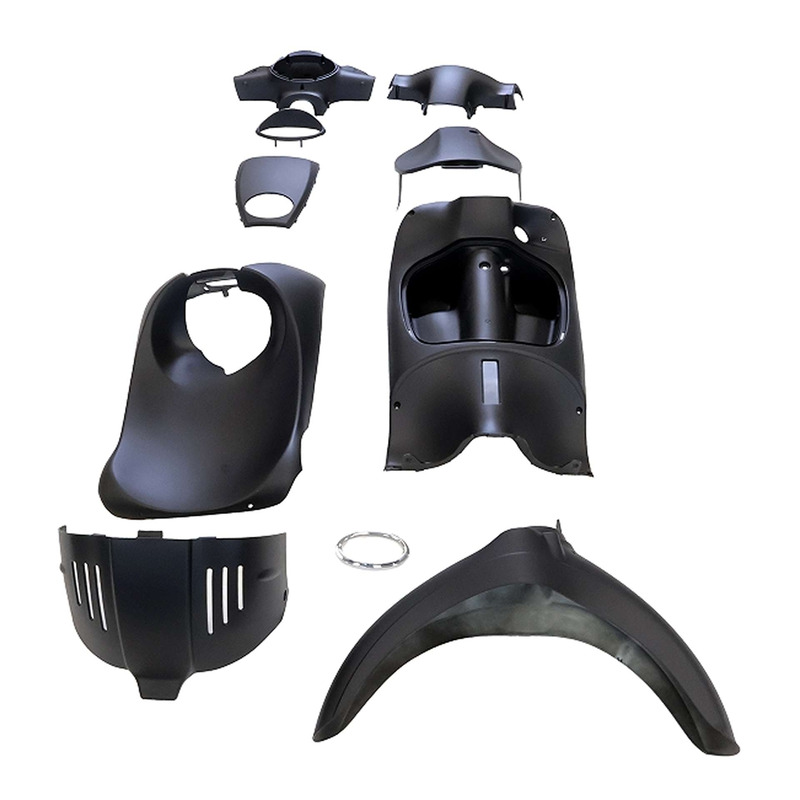 Kit carrosserie noir mat Aprilia Scarabeo 50 2003-13