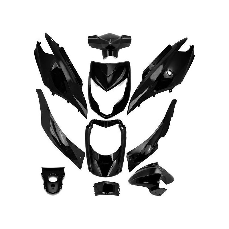 Kit carrosserie noir TNT original 10 piÃ¨ces pour TNT Boston