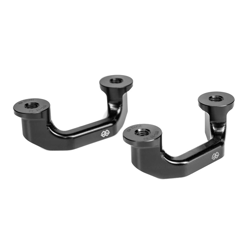 Kit chache orifices de repose-pieds passagers Gilles Tooling Yamaha YZF-R7 700 22-24 aluminium noir