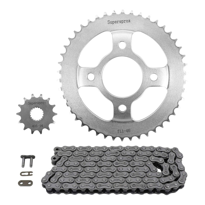 Kit chaÃ®ne 14x46 Supersprox Mash 125 Cafe Racer 2017