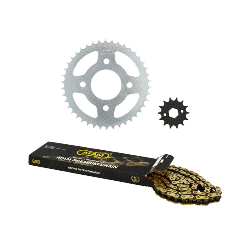Kit chaîne Afam 14x42 Daelim 125 VT 1999-03