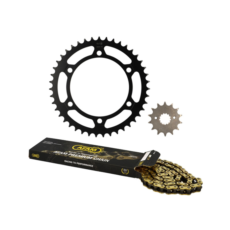 Kit chaîne Afam 14x43 Honda SLR 650 1997-98