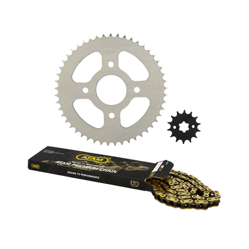 Kit chaîne Afam 14x49 Yamaha SR 125 1999-03