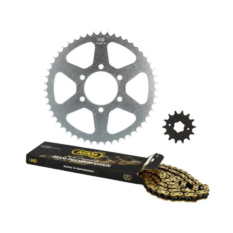 Kit chaîne Afam 14x51 Yamaha TW 125 2002-06