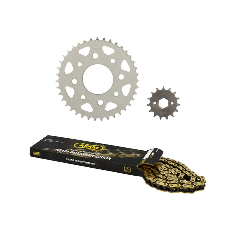 Kit chaîne Afam 15x39 Honda CB 125 T2 1977-82