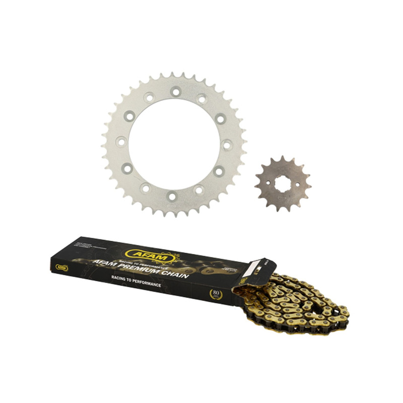 Kit chaîne Afam 15x40 Honda XL 600LM 1985-87