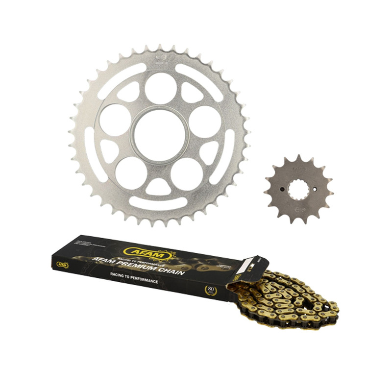 Kit chaîne Afam 15x41 Ducati 800 Monster S2R 2005-07