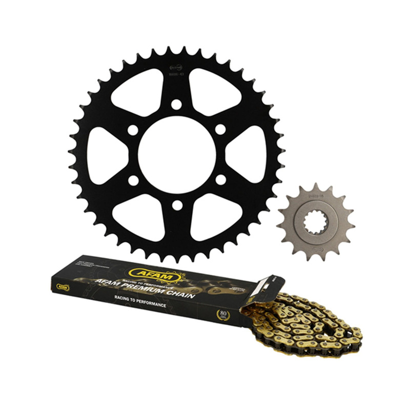 Kit chaÃ®ne Afam 15x43 Kawasaki Z 750 S 2005-07