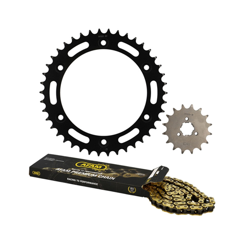 Kit chaÃ®ne Afam 16x42 Suzuki DR 600 S/R 1985-89