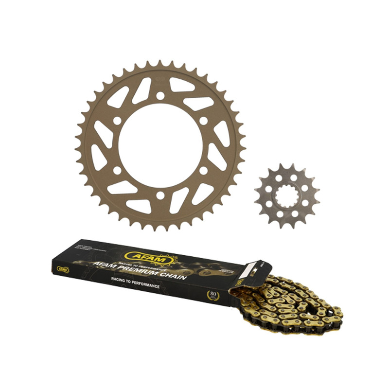 Kit chaÃ®ne Afam 16x43 alu Yamaha YZF 1000 R1 1998-03