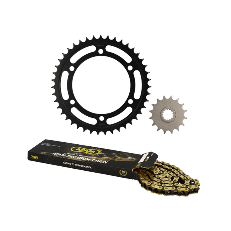 Kit chaîne Afam 16x43 Yamaha YZF 750 R 1993-98